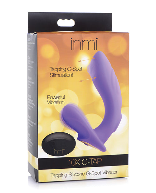 Inmi Stimulator Silicone G Spot Vibrator Ergonomic 7 Suction Modes for Intimate Pleasure