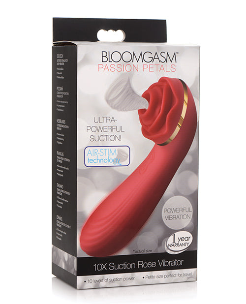 Inmi Stimulator Vibrator 10X Suction Waterproof Silicone Design for Clitoral Stimulation and Pleasure