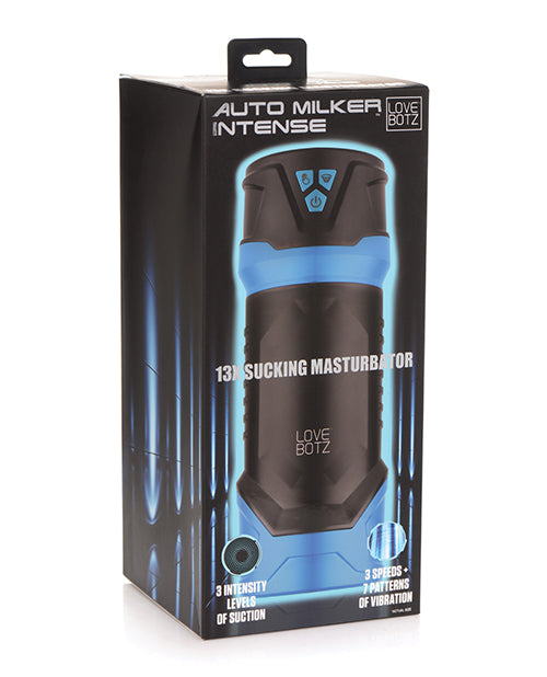The Milker Dolls & Masturbators Intense Sucking Masturbator with 13 Vibration Settings and Removable TPE Sleeve for Solo Pleasure
