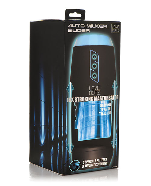 The Milker Masturbator with Rotating Beads and Soft TPE Sleeve for Hands-Free Intense Stimulation