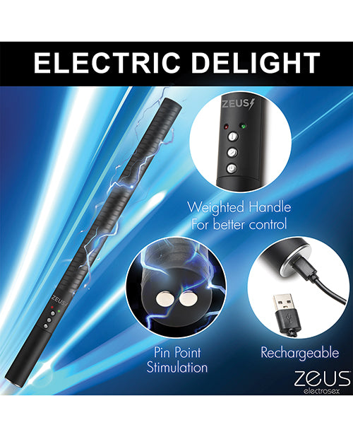 Zeus Electrosex E-Stim Baton with Adjustable Intensity