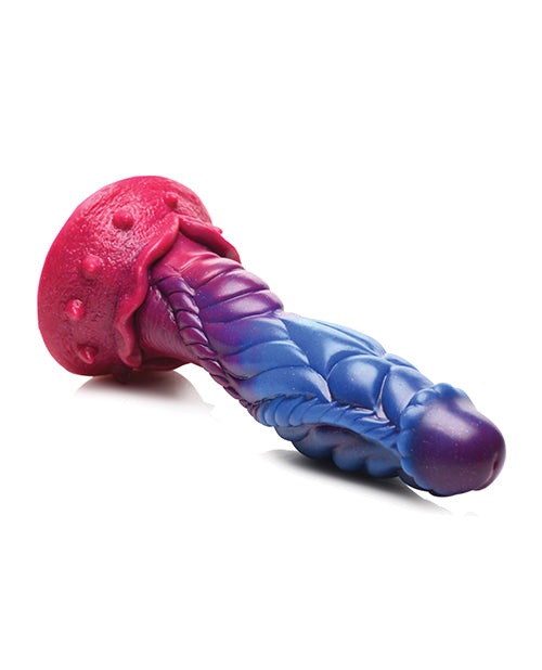 Intruder Alien Silicone Dildo with Cosmic Glitter and Suction Base