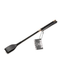 Master Series Bondage Riding Crop vegan leather textured grip glass fiber for precise impact play and BDSM sessions