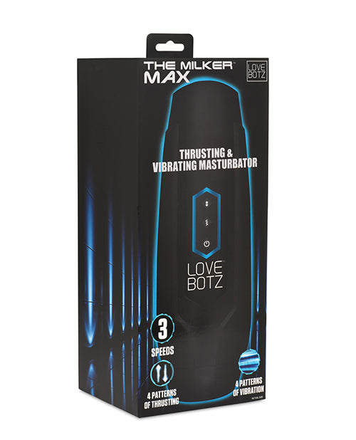 The Milker Male Masturbator with Thrusting and Vibrating Features, Soft TPE Sleeve for Intense Stimulation