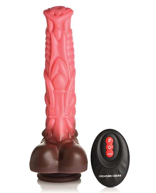 Creature Cocks Vibrator Silicone Thrusting Feature Remote Control for Fantasy Roleplay Pleasure