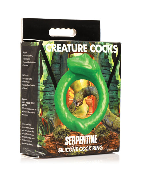 Creature Cocks Penis Enhancement Ring Flexible Serpentine Silicone Design for Prolonged Stamina and Fantasy Play