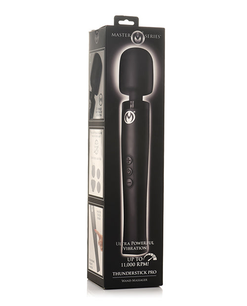 Master Series Wand Massager with Long Handle and Flexible Neck for Deep Tissue Massage and Muscle Relaxation
