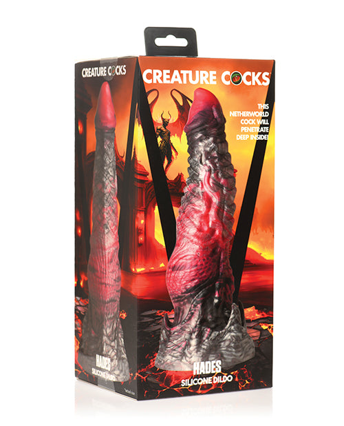 Creature Cocks Silicone Dildo Large Textured Ridges Suction Base for Fantasy Roleplay Pleasure