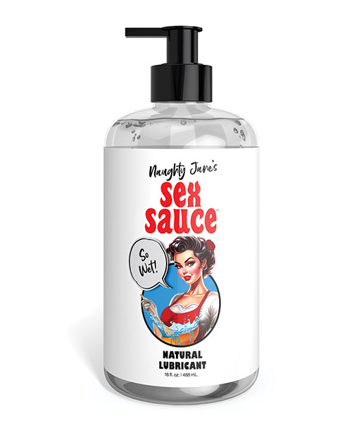Naughty Jane's Lubricant Water-Based Unscented Glycerin-Free for Personal Intimacy and Toy Compatibility