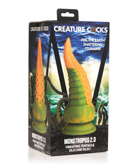 Creature Cocks Vibrating Tentacle Dildo textured silicone suction cup for fantasy stimulation