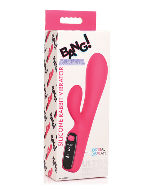 Bang! Rabbit Vibrator with Dual Stimulation and LED Display for Versatile Pleasure