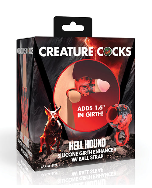Creature Cocks Penis Enhancement Sleeve with Wolf Knot Design and Ball Stretcher for Fantasy Roleplay