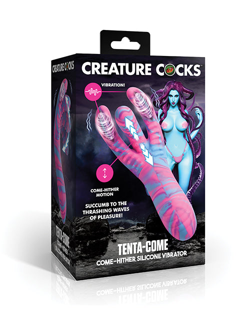 Triple-Tentacle Silicone Vibrator with Come-Hither Motion