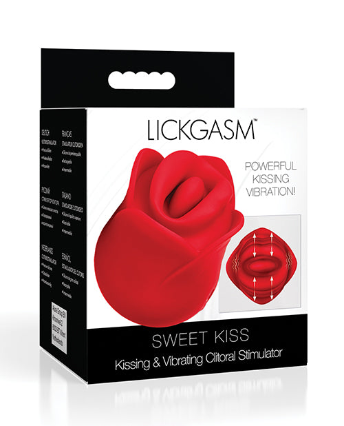 Lickgasm Stimulator Rose Design Clitoral Kissing Vibrating Modes for Intimate Pleasure