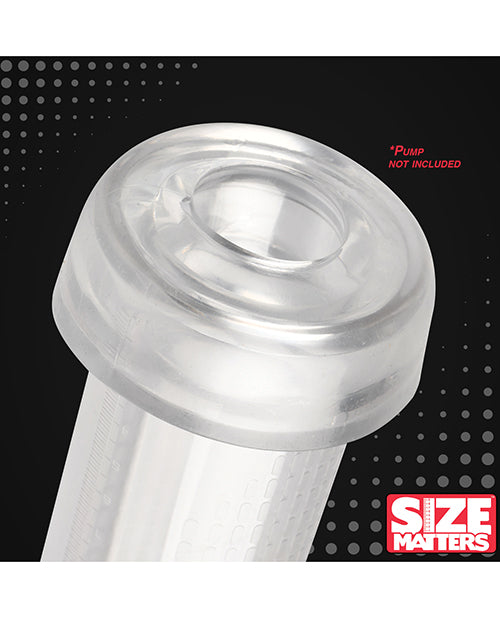 Universal Pump Sleeve – Clear, Soft Rubber for Penis Pumps
