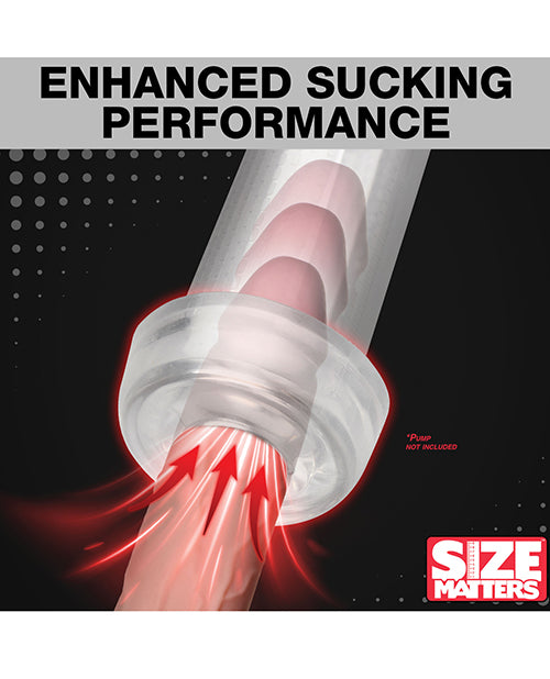 Universal Pump Sleeve – Clear, Soft Rubber for Penis Pumps