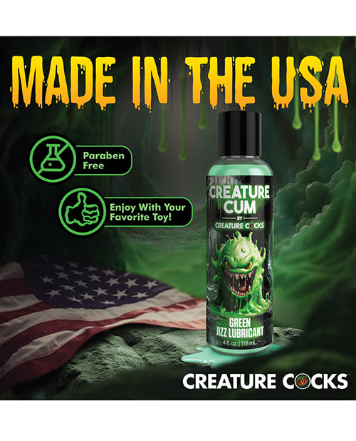 Creature Cum Green Water-Based Lubricant with Fantasy Color - 4 oz