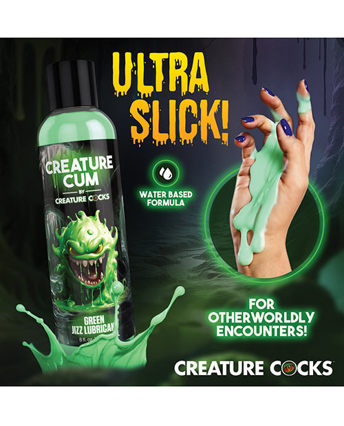 Creature Cum Green Water-Based Lubricant with Fantasy Color - 8 oz
