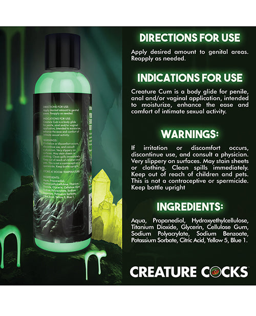 Creature Cocks Green Water-Based Lubricant with Vibrant Color 8 oz