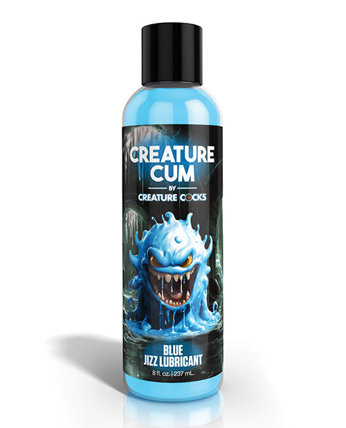 Creature Cocks Blue Water-Based Lubricant with Vibrant Color 8 oz