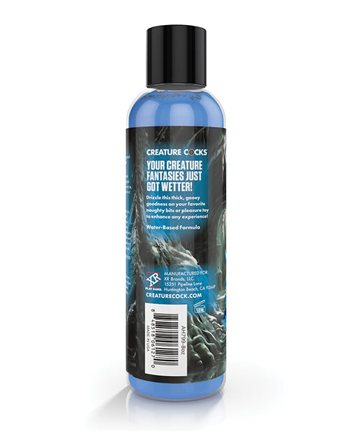 Creature Cocks Blue Water-Based Lubricant with Vibrant Color 8 oz