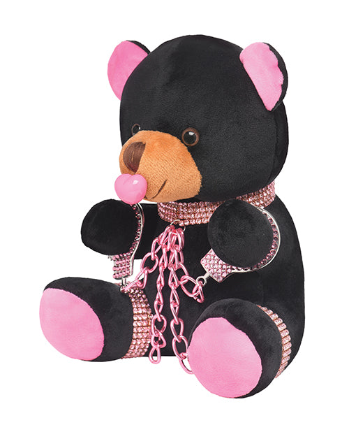 Master Series Bling Bondage Bear Decorative Resin Figurine