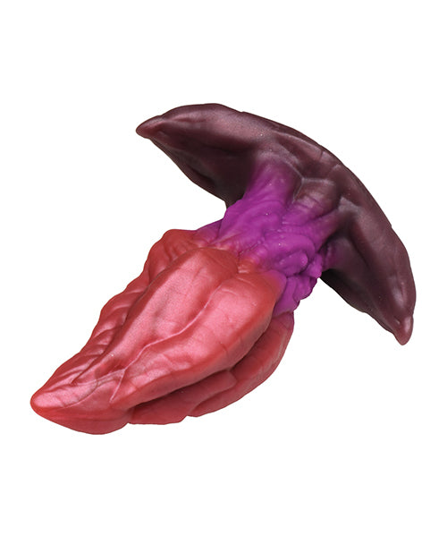 Large Creature-Inspired Silicone Butt Plug with Flared Base