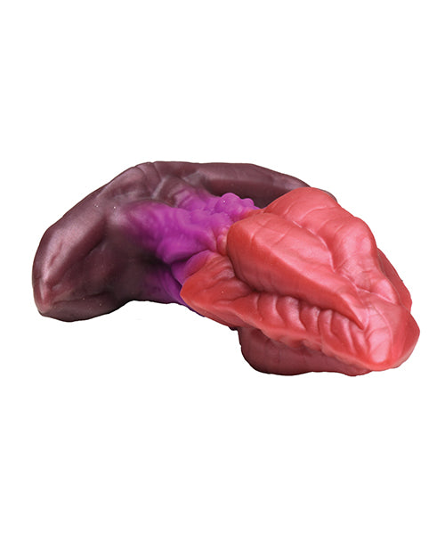 Large Creature-Inspired Silicone Butt Plug with Flared Base