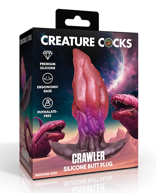 Medium Silicone Butt Plug with Creature-Inspired Design
