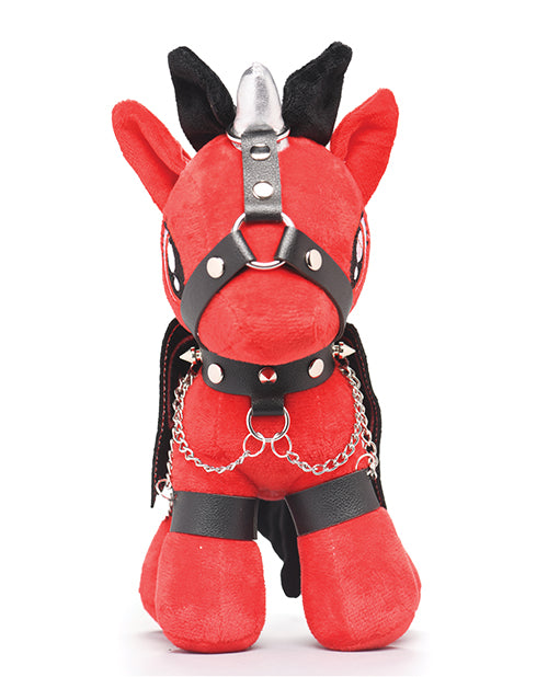 Master Series Bondage Pony - Red Adjustable Pony Play Harness