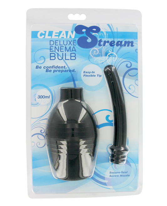CleanStream Enema Bulb Easy Grip Long Nozzle Hygienic Design for Comfort and Anal Cleansing