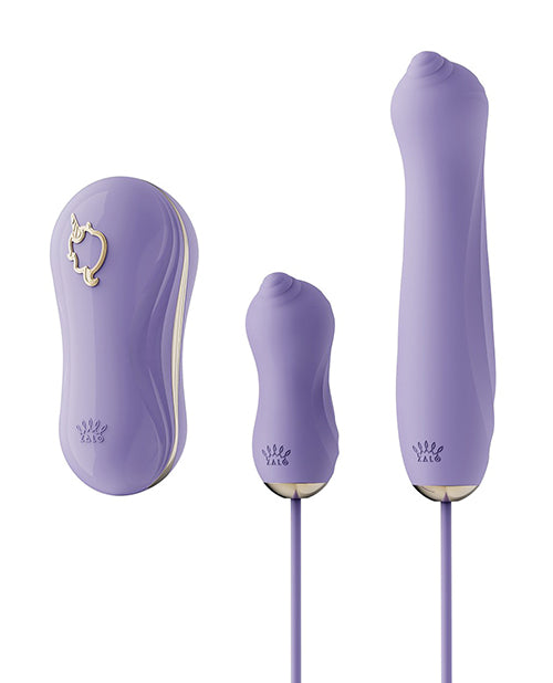 ZALO Stimulators Unicorn Set Trio with Suction, Vibrating Egg, Mini Thruster for Versatile Pleasure
