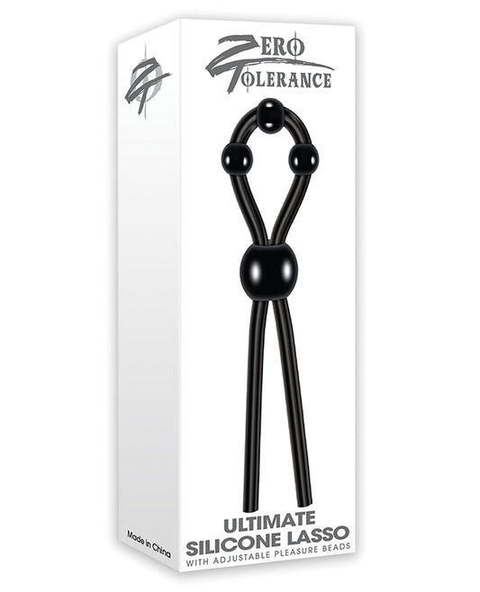 Zero Tolerance Penis Enhancement Ring adjustable silicone loop and pleasure beads for erection support and couples play