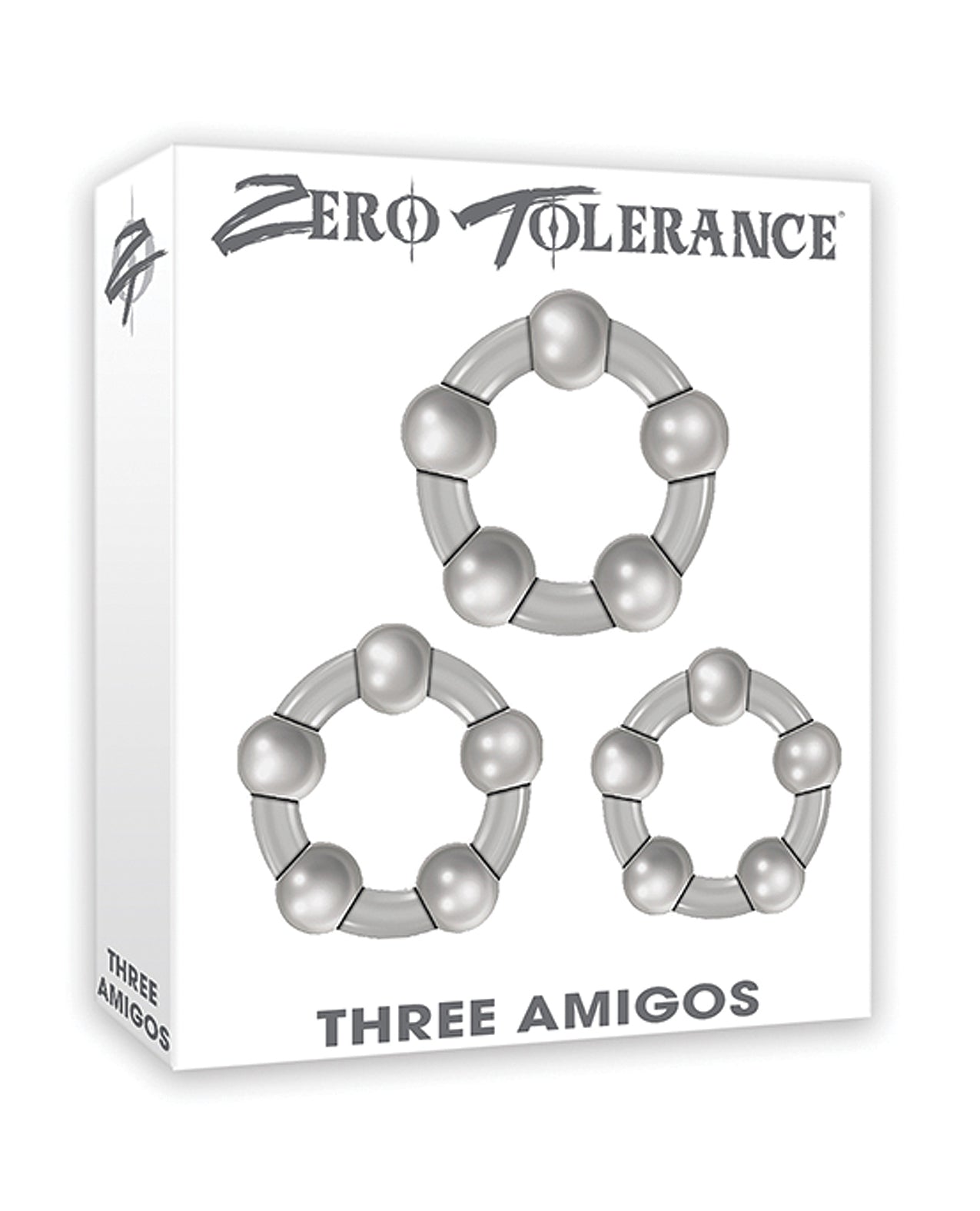 Zero Tolerance Penis Enhancement Three Beaded Rings Adjustable Sizes for Longer-Lasting Performance