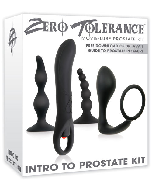 Zero Tolerance Anal Products Silicone Prostate Massager Set with Suction Cup and Vibrating Option for Progressive Anal Play