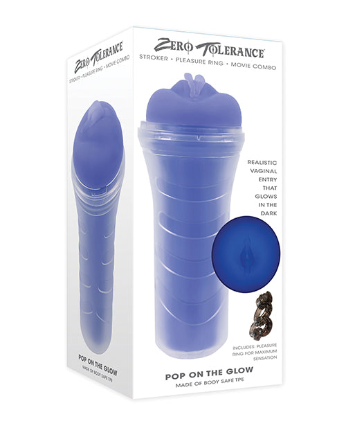 Zero Tolerance Vagina Stroker Glow in the Dark Realistic Texture Beaded Channel for Solo Pleasure