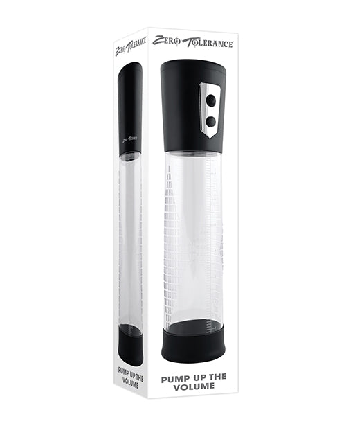 Zero Tolerance Penis Enhancement Pump with Measurement Markings and Electric Operation for Size Increase