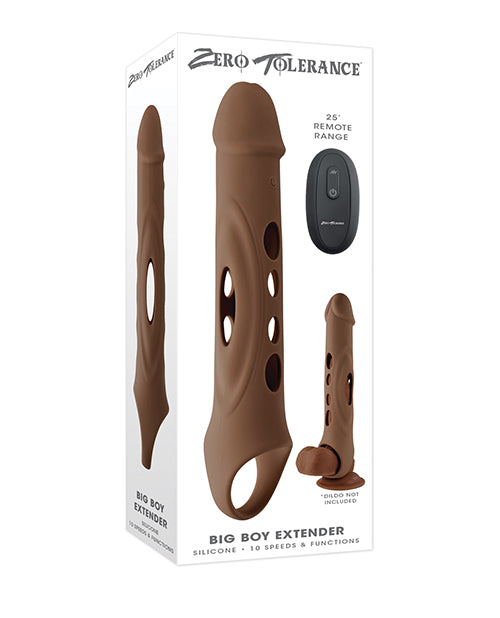 Zero Tolerance Penis Extender Remote Control Vibration Realistic Head for Enhanced Length and Stimulation