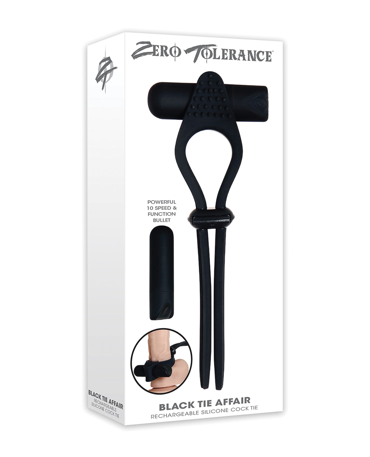 Zero Tolerance Penis Enhancement Adjustable Cock Ring Vibrating Bullet for Couples Stimulation