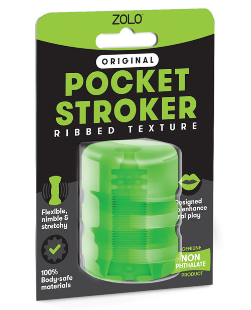 ZOLO Pocket Stroker Male Masturbator with Beaded Texture and Flexible Design for Enhanced Stimulation