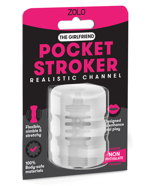 ZOLO Pocket Stroker Realistic Vagina Opening Beaded Texture for Enhanced Solo Play