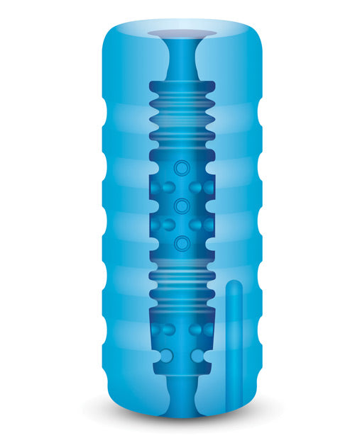 ZOLO Backdoor Squeezable Vibrating Stroker with Textured Sleeve