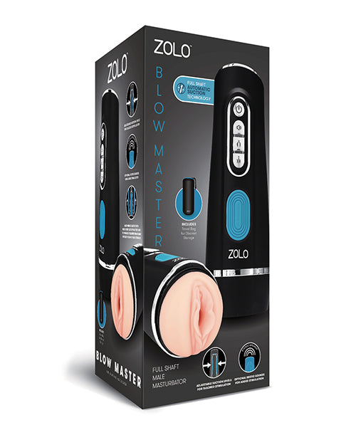 ZOLO Male Masturbator Adjustable Suction Multi-Ribbed Sleeve for Intense Stimulation