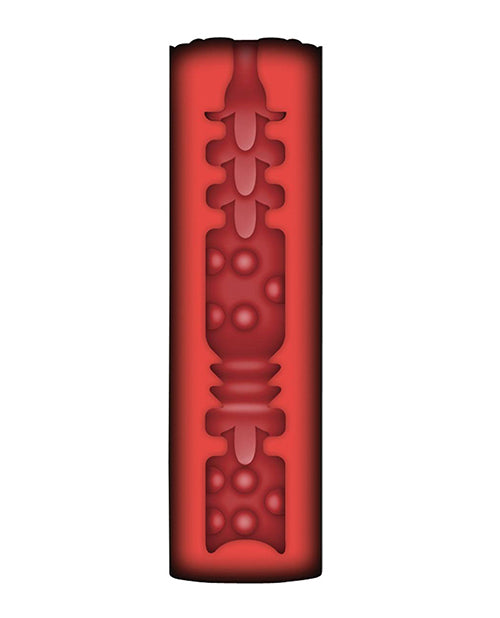 Fire Zolo Cup: Warming Sensation Male Masturbator with Textured Channel