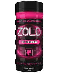 ZOLO Masturbator Cup ribbed sleeve ergonomic suction control for realistic solo pleasure