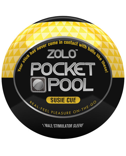 ZOLO male stimulator sleeve compact pocket pool textured interior for discreet solo pleasure