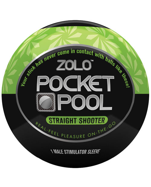 ZOLO Pocket Pool Male Masturbator Sleeve with Textured Interior and Compact Design for Discreet On-the-Go Stimulation