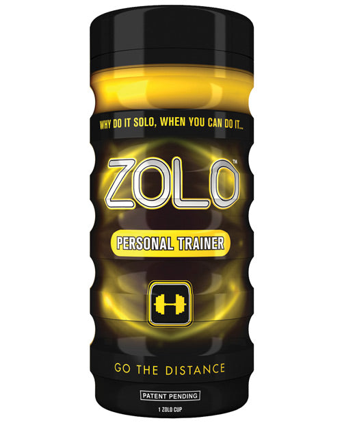 ZOLO Personal Trainer Cup Male Masturbator with Ergonomic Shape and Adjustable Suction for Enhanced Performance